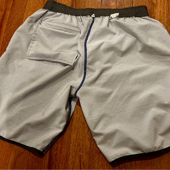 Vuori Blue and black striped swim shorts size L - Picture 15 of 17